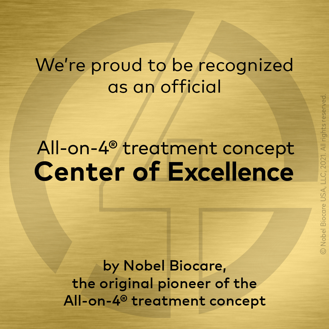 All-on-4® treatment concept Center of Excellence — designated by Nobel Biocare