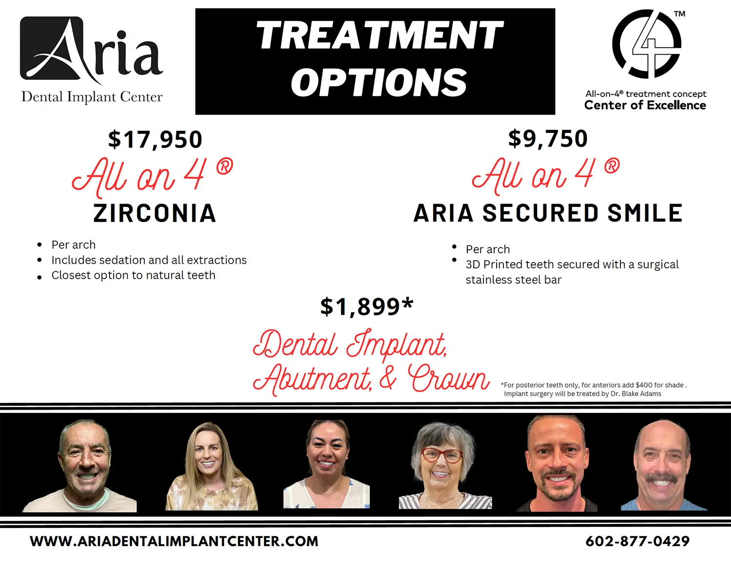 Aria Dental Implants Pricing Options 2024